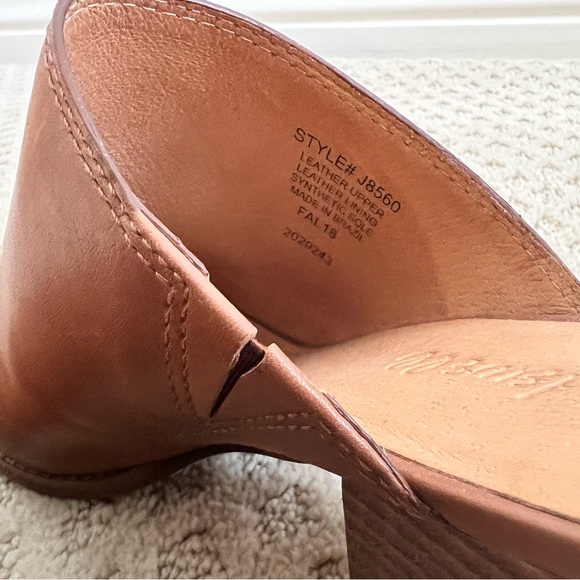 Madewell The Harper Mule in Leather SZ 7 - Picture 4 of 6